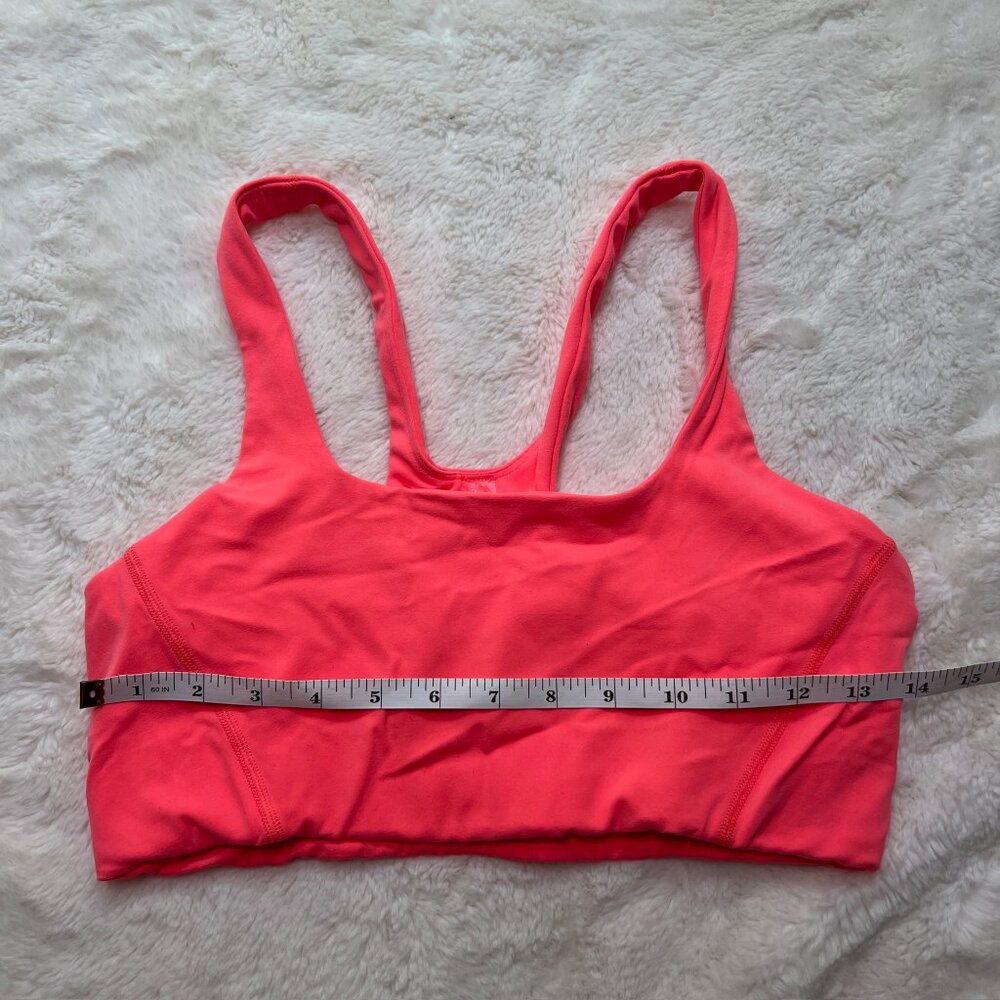 NWT Free People FP Movement Neon Coral Sports Bra –‎ Women's Medium - Picture 4 of 9